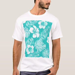 Tropical Leaves: Vintage Plant Pattern T-Shirt