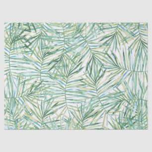 Tropical Leaves Watercolor Tissue Paper