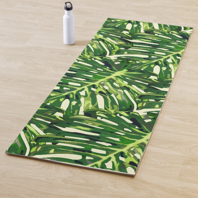 Tropical Leaves Yoga Mat (In Situ)