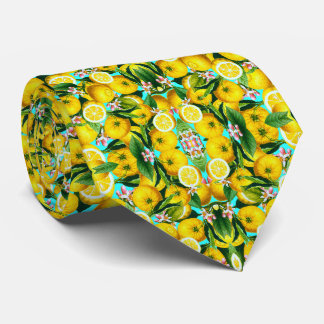 TROPICAL LEMONS MEN'S TIE