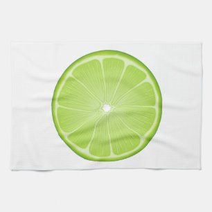 Tropical Lime Party Tea Towel