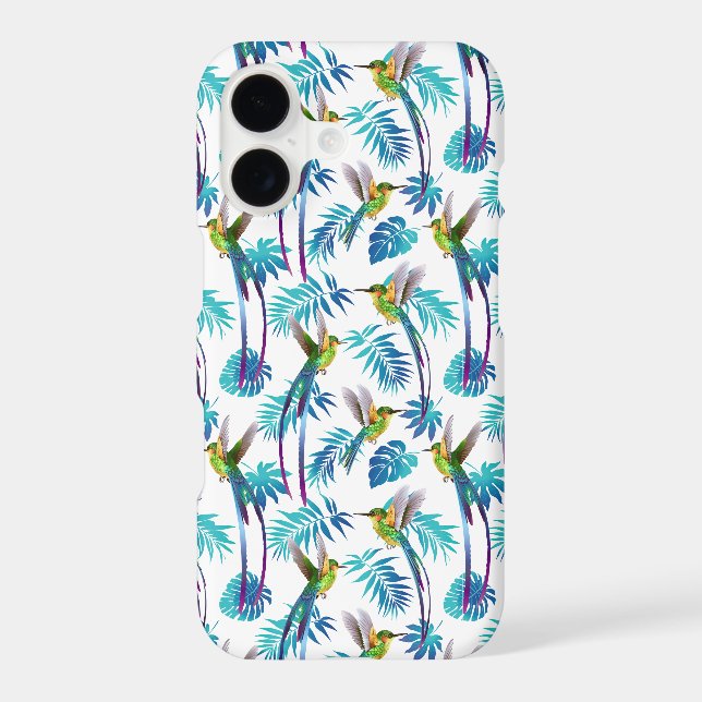 Tropical Long Tail Hummingbirds (Back)