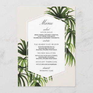 Tropical Love / Menu