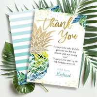 Tropical Luau Party Pineapple Beach Birthday