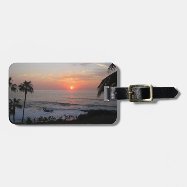 Tropical Luggage Tags Customise (Front Horizontal)