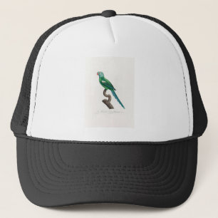 tropical macaw parrot trucker hat