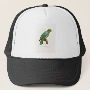 tropical macaw parrot trucker hat
