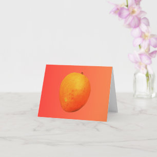 Tropical Mango Customisable Card