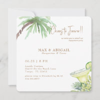 Tropical Margaritas & Tacos Engagement Party