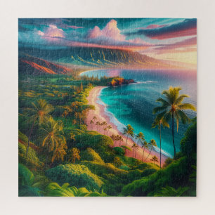 Tropical Maui Island Paradise Jigsaw Puzzle