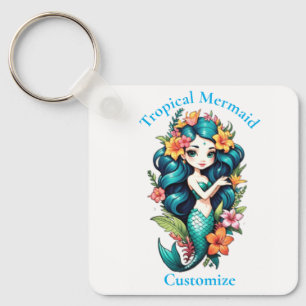Tropical Mermaid Thunder_Cove Key Ring