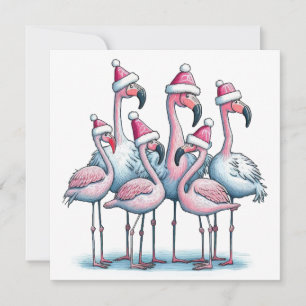 Tropical Merry Christmas Card