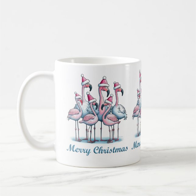Tropical Merry Christmas Mug (Left)