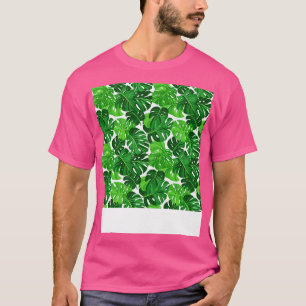 Tropical Minimalism Monstera Leaf Elegance T-Shirt