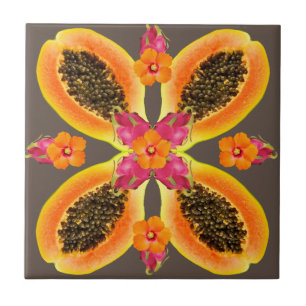 tropical modern contemporary hawaiian quilt tile