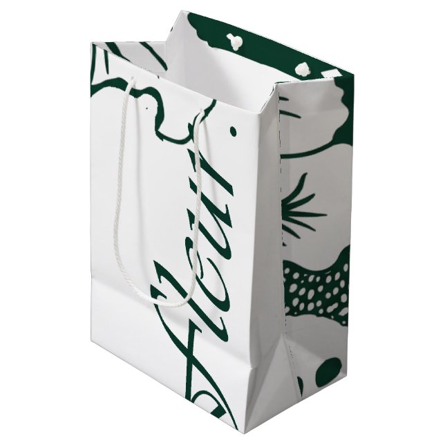 Tropical Modernism Bouquet Bag (Monochrome) (Front Angled)