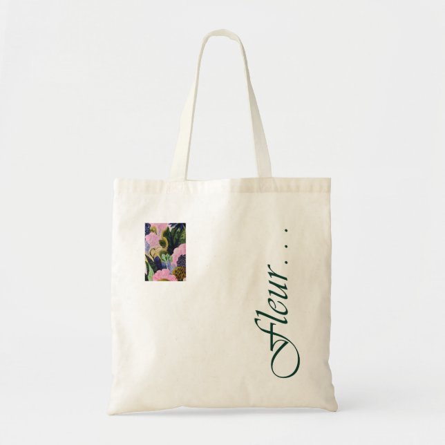 Tropical Modernism Canvas Tote Bag (Front)