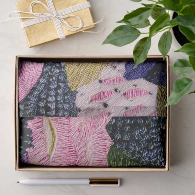 Tropical Modernism Floral Tissue Paper (Gift)