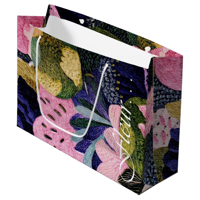 Tropical Modernism Gift Bag (Horizontal Edition) (Front Angled)