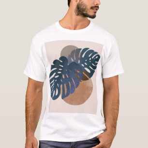 Tropical Monstera Leaf Minimalist Botanical T-Shir T-Shirt