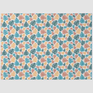 Tropical Monstera Leaf Pattern – Colourful Nature  Tissue Paper