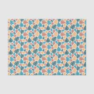 Tropical Monstera Leaf Pattern – Colourful Nature Tissue Paper