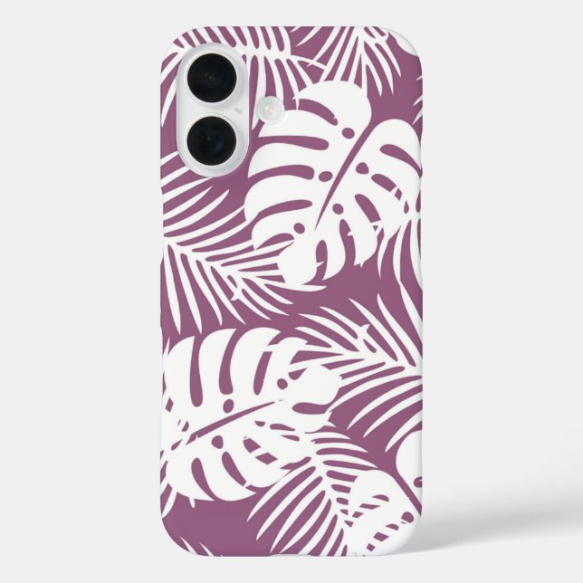Tropical Monstera Leaf Phone Case (Back)
