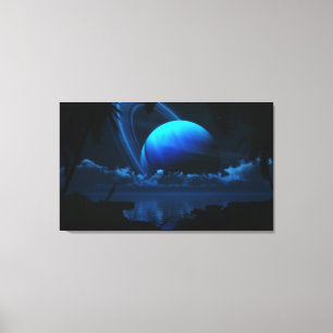 Tropical Moon Canvas Print