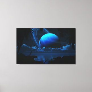 Tropical Moon Canvas Print