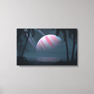 Tropical Moon of Ianeira Canvas Print