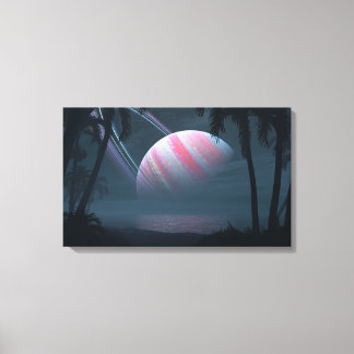Tropical Moon of Ianeira  Canvas Print