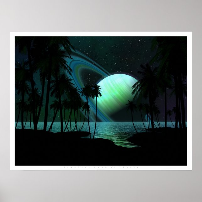 Tropical Moon of Thetis Poster (Front)