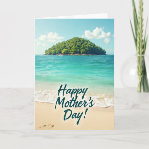 Tropical Mothers Day Scene Card