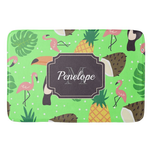 Tropical Nature Bath Mat (Front)