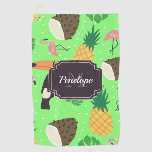 Tropical Nature Golf Towel