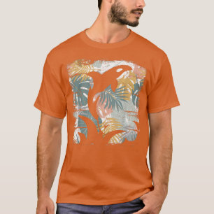 Tropical Nature Pattern Exotic Summer Vacation Wha T-Shirt