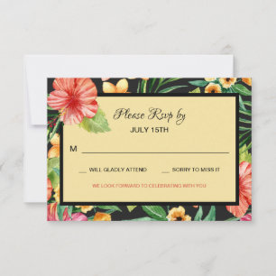 Tropical Night RSVP Card