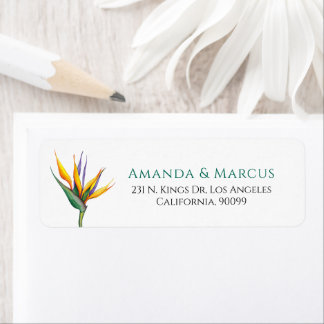 Tropical Oases Birds of Paradise Flowers Wedding