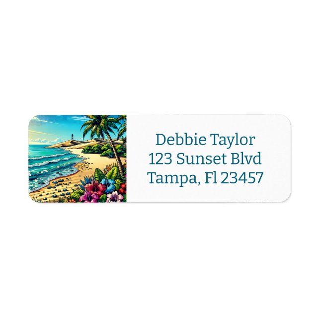 Tropical Ocean Aloha Vacation  (Front)