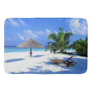 Tropical Ocean Beach Bathroom Rug Mat Home Decor