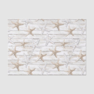 Tropical Ocean Beach Starfish Wedding Tissue Paper