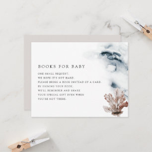 Tropical Ocean Beach Themed Books for Baby Card