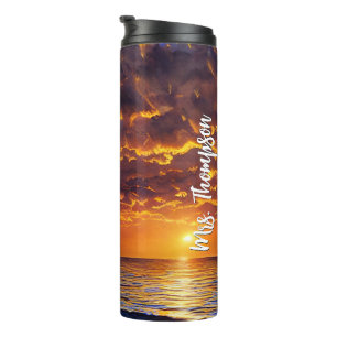 Tropical Ocean Sea Beach Thermal Tumbler