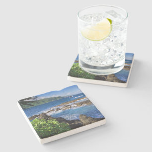 Tropical Ocean Stone Coaster