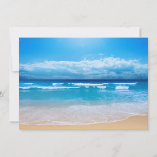 Tropical Ocean View Invitation