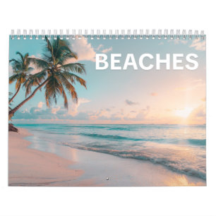 Tropical Ocean Views & Serene Coastal   Beaches  Calendar