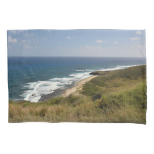 Tropical Ocean Waves Blue Sea Beach Nature Pillowcase