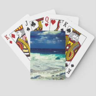 Tropical Ocean Waves Playing Cards