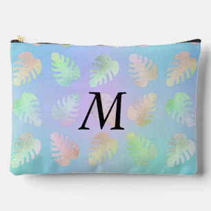 Tropical Ombre Purple Monogram Accessory Pouch