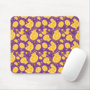 Tropical Orange Slices Wedges Citrus Summer Fruit Mouse Mat
